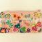 top quality pu material butterfly design digital printing pencil case