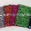 Osini 2016 fashion custom colorful zebra-stripe 3-ring binder pencil bag Eco-friendly non-woven zebra-stripe pencil bag