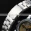 New Hight Quality Stainless Steel Back Watches Men Skeleton Wrist watch WM433