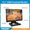 with USB input 10.1 inch resistive touch IPS monitor with folding bracket