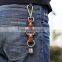Promotion Customized Genuine Leather Keychain/Key chain With Gift