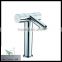 hot sale polished chrome brass double handle high body health faucet