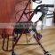 transport aluminum rollator with footrest