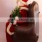 XM-A6032 48 inch High indoor christmas inflatable santa ornament with gifts and lighted tree