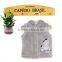 Coral fleece carters baby winter jacket high quality baby sleeveless coat
