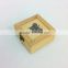 high quality wooden jewelry box with shaped engraving on lid pine