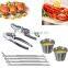 Stainless Steel Seafood Serving Set 8 Piece Included 2 Lobster Crackers ,4 Seafood Forks And 2 Condiment Sauce Cups