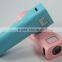 Plastic torch led light 18650 cell single power bank 2600mah
