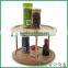 Bamboo 2-tier spice holder/rack