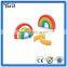 Novelty design cute rainbow shape school office use highlighter