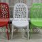 wholesale plastic chairs/2014Modern style Plastic Chair in Hollow Out for outdoor used 1502