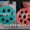 Seven Holes Colored Bumper Rubber Weight Plate