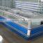 supermarket freezer equipment with energty glass cover