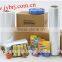 pof center folded shrink film with perforation