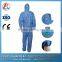 Nonwoven disposal protective workwear coverall suit
