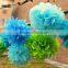Colorful Tissue Paper Pom Poms for Married Decoration Wedding Tissue Paper Pom Poms Flower Balls