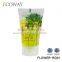 new small clear plastic shampoo tube for travel hotel bathroom cosmetic tube
