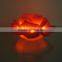 Plastic flower shaped led tealight candle lighting for wedding party decor