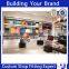 Professional supplier brings good quality wood shelves for shops
