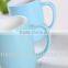 C00242 customized porcelain color glaze mugs with handle