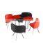 1 table and 4 chairs dining set saving more space