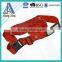 Custom design logo polyester luggage belts with lock