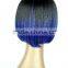 Christmas Party Used Wig Ombre Color New Style 100 Percent Futura High Tempreture Synthetic Hair Wig