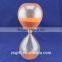 kingly factory outlet 20 minutes glass sand clock with metal frame