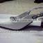 Latest design New arrivel stylish elegant mature real leather purple stiletto heels