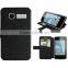for ALCATEL One Touch Pop C1 case black slik slim wallet stand leather case wiko case high quality factory price