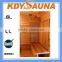 Canadian red cedar one man dry sauna room