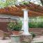 recycled backyard outside hollow composite wood decking wpc decking used gazebo for sale