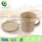 eco firendly rice husk organic customized coffee travel cup with lid kid cup / mug