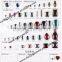FREE SHIPPING 2015 NEWEST!! LUCKY highest quality flat back sew-on resin epoxy mosha effect
