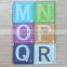 Square Scrabble Letter crystal glass Mosaic Educational Toys