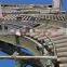 Automatic stainless steel gravity roller conveyor
