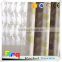 Grey color leave floral pattern printed fabric curtains in living room/ window 100% polyester