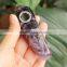 Wholesale chevron amethyst crystal smoking pipes for healing