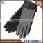 Custom cheap women winter warm striped cotton gloves