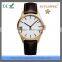 FS FLOWER - Classic Series De La Montre Quartz Mat Blue Cuir Des Hommes De Haute Qualite