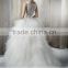 LC26 Sleeveless Ball gown Sexy Wedding Dress Beaded Bust Floor Length Vestido De Noiva Manga Longa