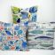 2016 hot selling wholesale linen cotton invisible zipper marine organism plain pillow case
