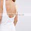Daijun OEM 100%cotton 180g in plain new design multi color cotton sexy custom stringer tank top