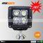 2015 hot sell auto parts with high lumens IP 68 20W 12v 2*2 working light led spot light square