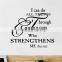 Good Quality Hot Sell Alphabet Letter Wall Stickers Home Decor Text