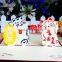 kids laser cutting 3d pop up greeting card