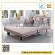 New design fabric fold out/fold down sofa bed with castors