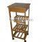 wood dining room kitchen storage trolley modern kitchen trolley