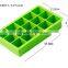 Eco-friendly 15 Cavity Square Ice Cream Tools Silicone Ice Cube Ice Pop Molds