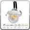 CRI90 30W Adjustable LED Recessed Downlights White Housing Gimbal LED Downlight for Clothing Store